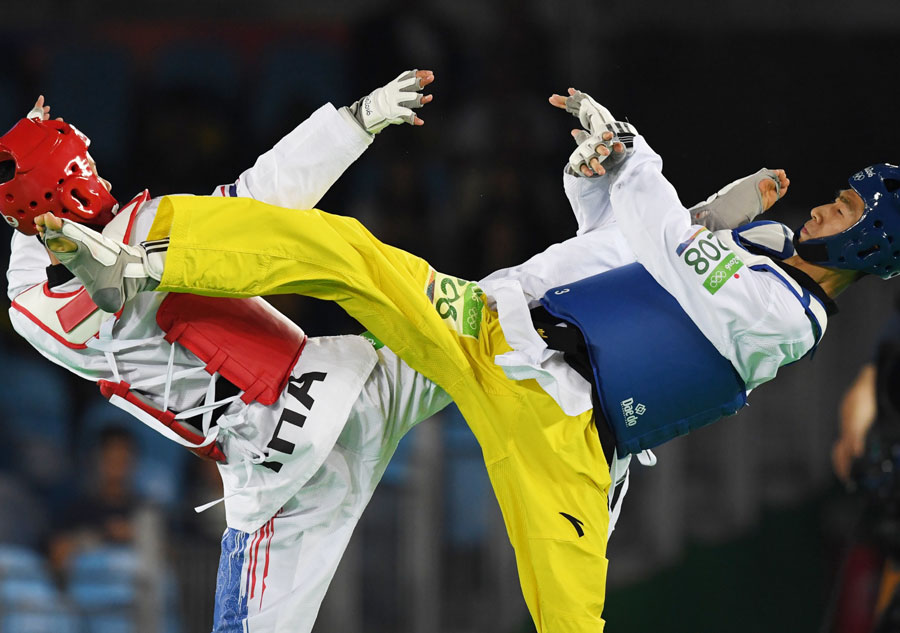 Zhao Shuai wins China's first gold medal in men's taekwondo