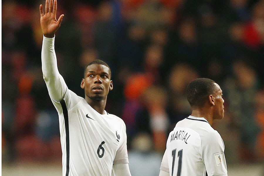 Pogba strike leads France to victory in Amsterdam