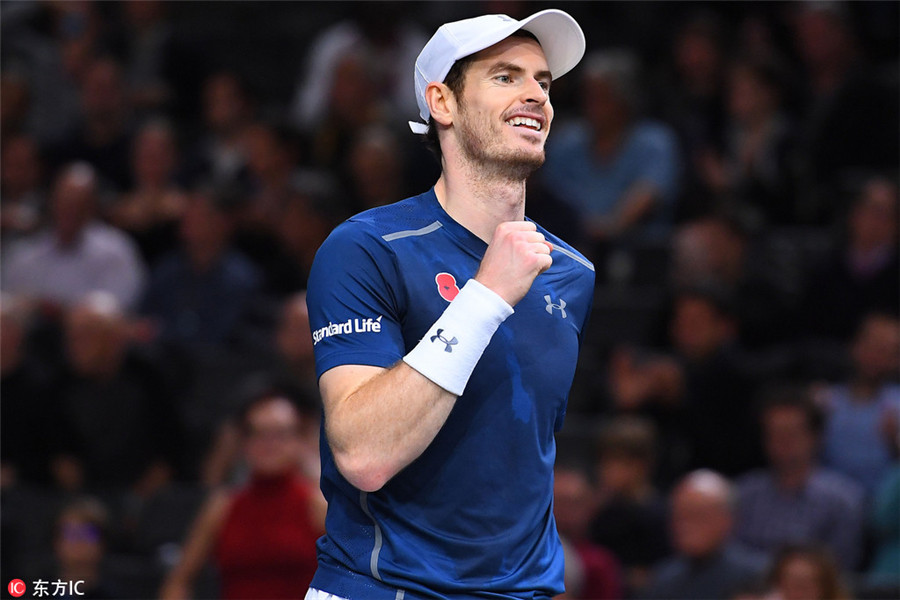 Paris Masters: Wawrinka ousted, Murray struggles into round 3