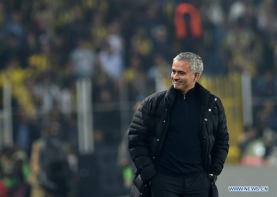 Fenerbahce wins Manchester United 2-1 during UEFA Europa League
