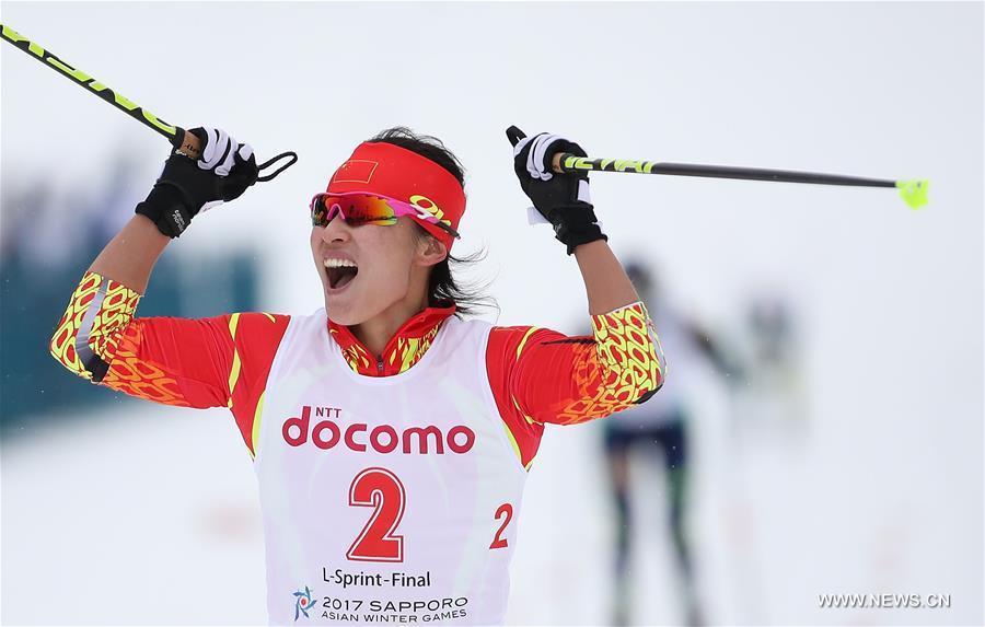 Man Dandan wins China's first gold at Asian Winter Games