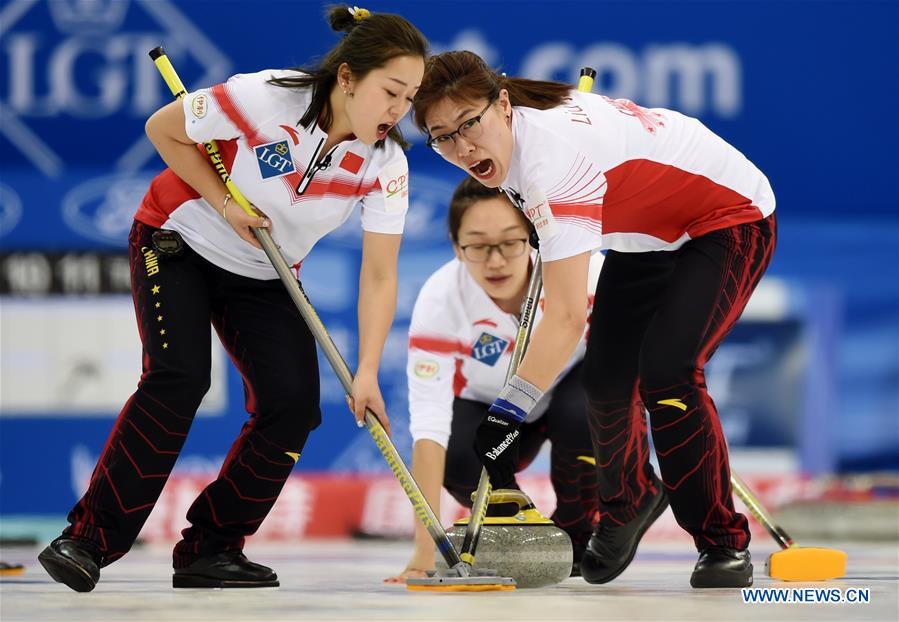 China suffer third straight defeat at curling championships