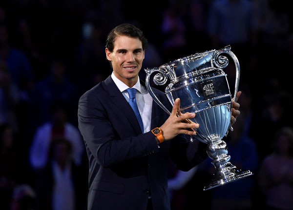 Nadal presented ATP World No 1 award