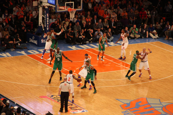 Knicks open NBA playoffs with victory over Celtics