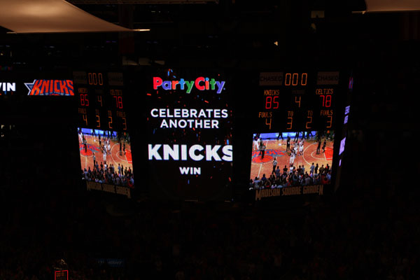 Knicks open NBA playoffs with victory over Celtics