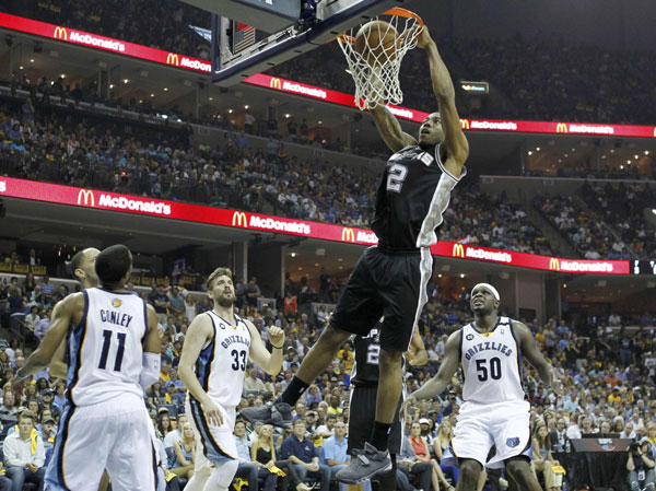 Spurs whip Grizzlies, advance to final