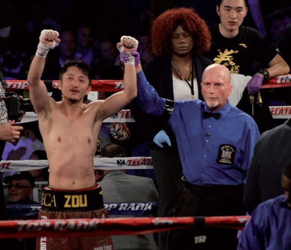 Zou makes inroads for Chinese boxers in US