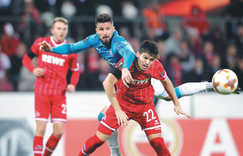 Cologne hiccup purely academic for Arsenal