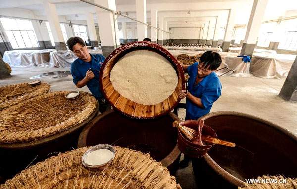 The making of Shaoxing wine