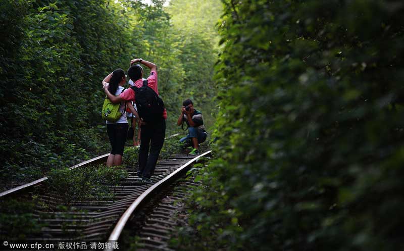 Railway attracts adventurers for photography