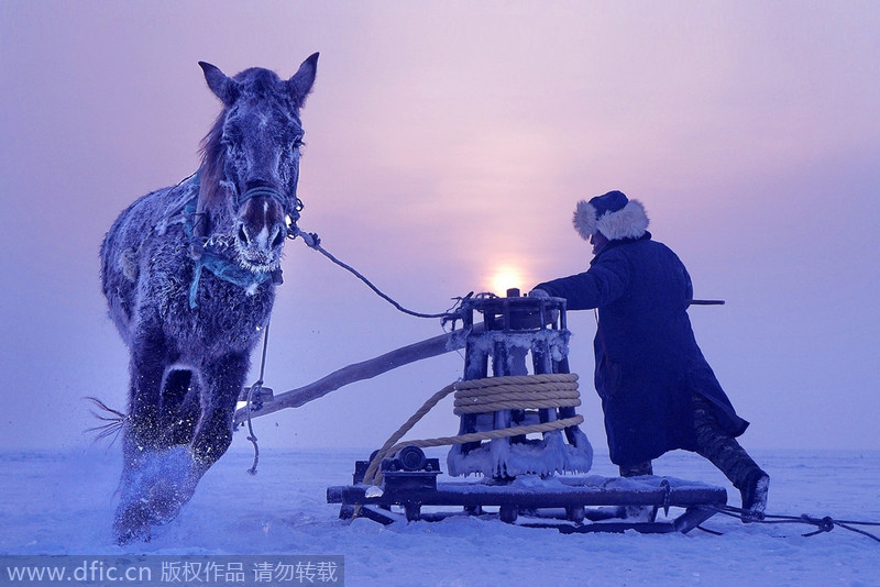China’s beautiful snow scenes