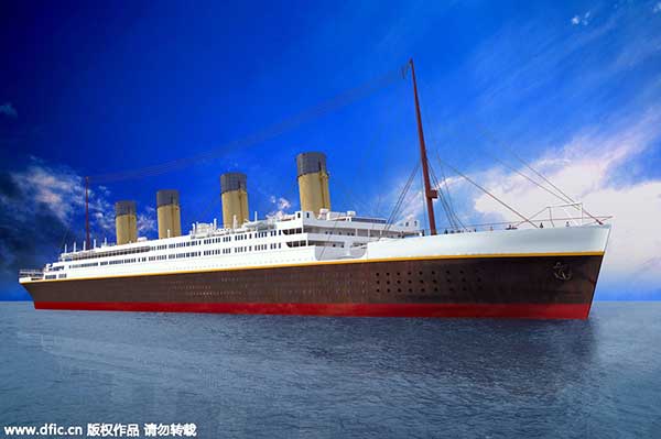 Titanic replica to be built in China, tickets on sale