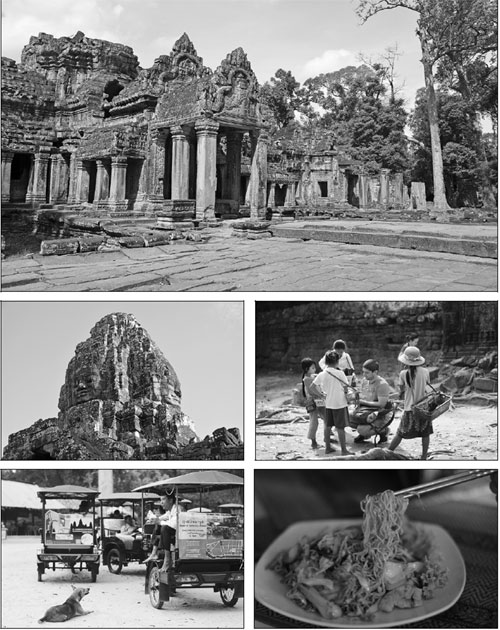 At dawn or dusk, Angkor Wat dazzles