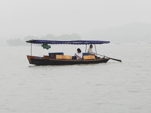 A boat ride on Hangzhou's West Lake