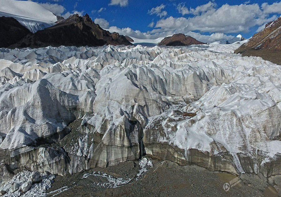 Last 40 years witness a shrinking of 1,200 meters for glacier of Yangtze River source