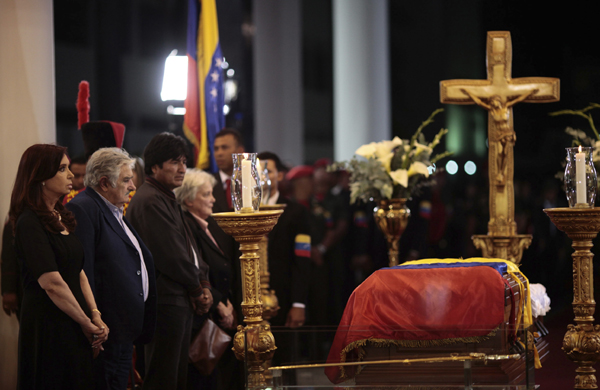 22 heads of state to attend Chavez's funeral
