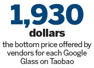 Sellers making clear profits on Google Glass