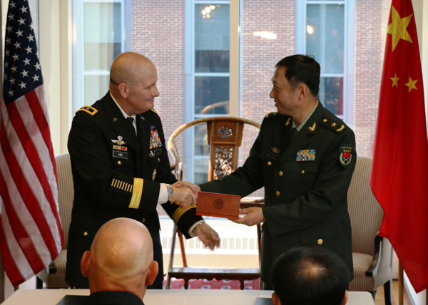 China, US sign agreement to boost army cooperation