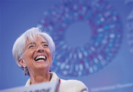 Lagarde says yuan moving in right direction