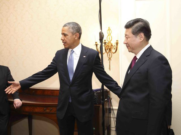 Xi and Obama talk about family and jokes