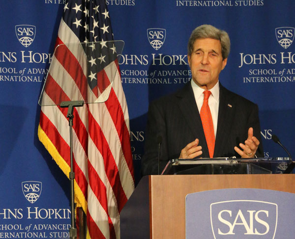 John Kerry speaks about US-China relations