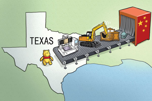 Texas tries to lasso China