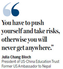 Julia Chang Bloch: breaking barriers, building bridges