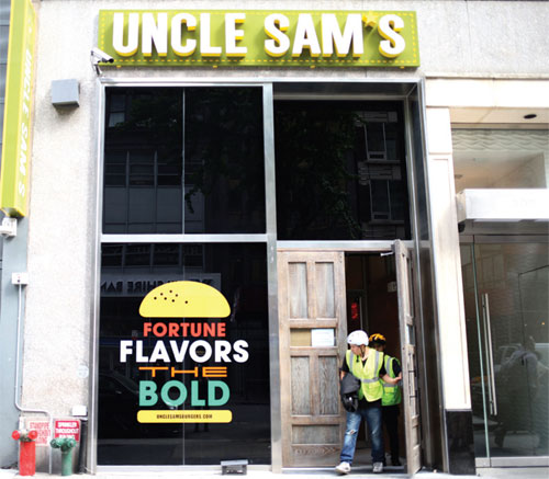 Uncle Sam's: Burgers with Asian flavor due in New York