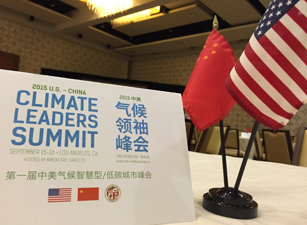 2015 US-China Climate Leaders Summit kicks off