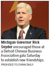 Michigan governor: Build on ties