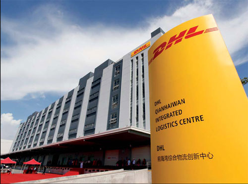 DHL in the zone with quick pick-up
