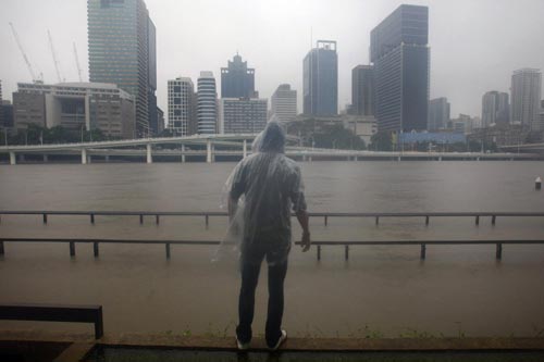 Floods hit Brisbane, Australia's 3rd-largest city
