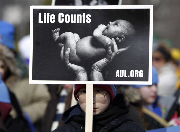 Pro-life protest in Washington
