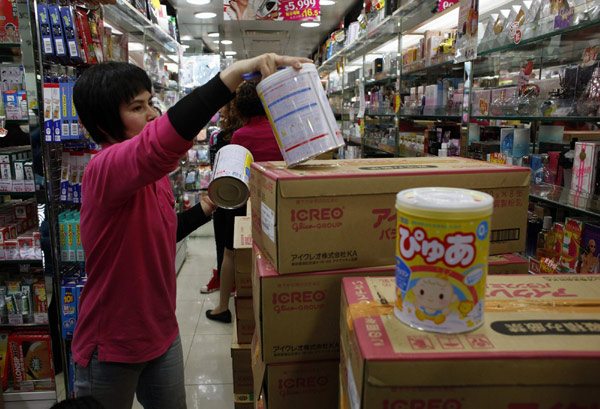 Radiation fears spark panic buying for Japanese milk powder