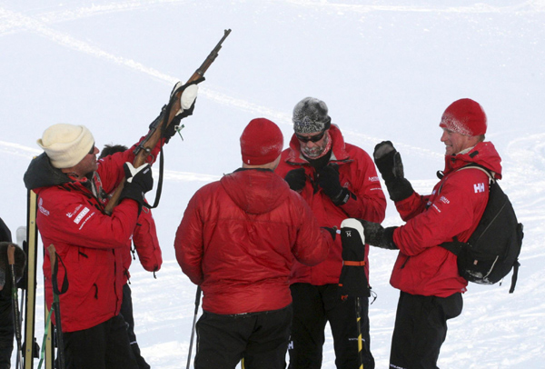 Prince Harry hits the ice for polar charity trek
