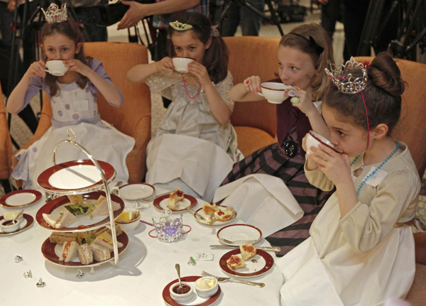 Girls get 'Princess Prep' training in London