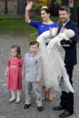 Royal Danish twins christened