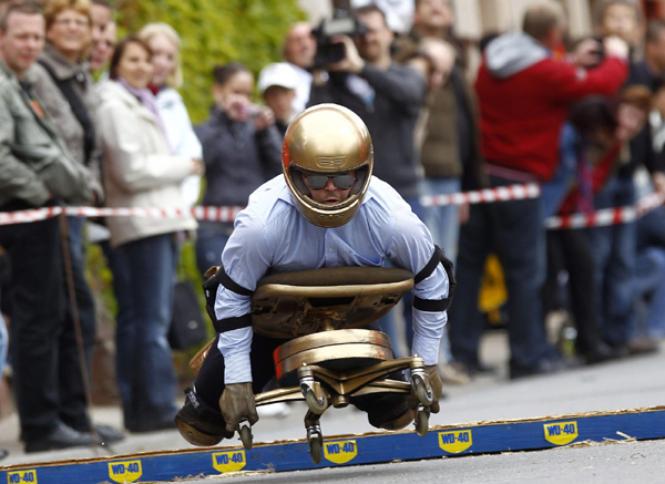 German office chair race championships