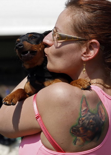 International dog show in Hungary