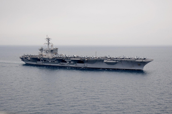 Bin Laden was buried at sea by aircraft carrier