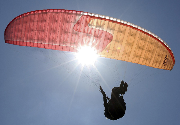 The annual Balkan paragliding competition