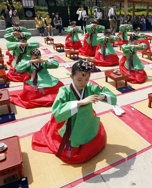 Coming-of-age day ceremony in Seoul