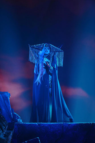 Lady Gaga performs at American Idol finale
