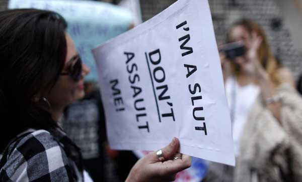 Women parade in 'slutwalk' protest in Brazil