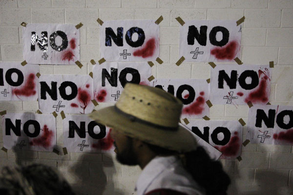 Mexicans protest against drug war