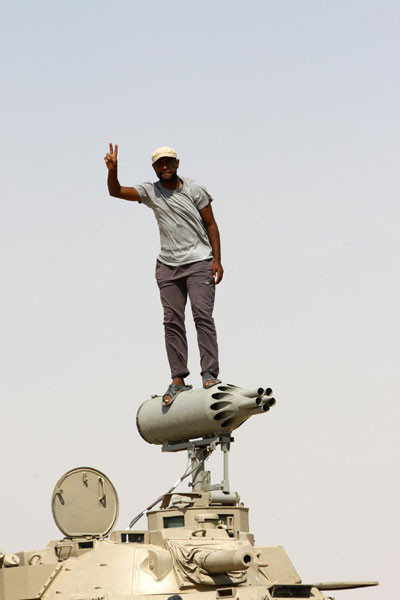 Libyan rebels' weapons in pictures