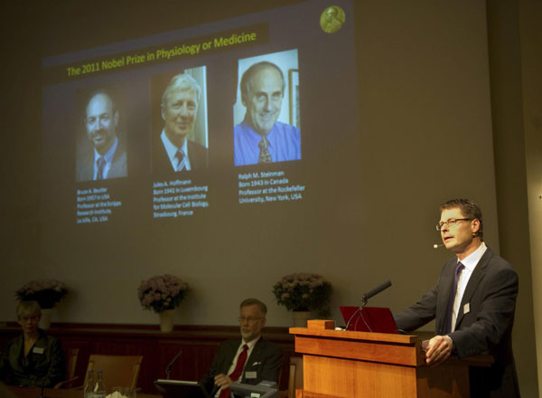 Immune system discoveries win 2011 medicine Nobel