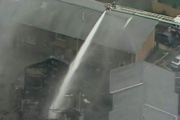 Navy jet crashes into Virginia apartments,9 hurt