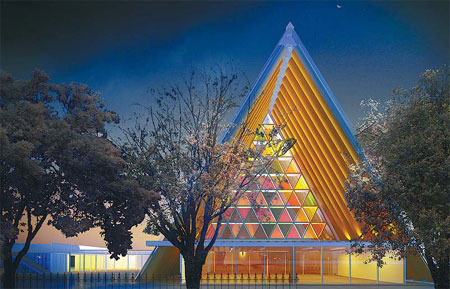 A cardboard cathedral for Christchurch