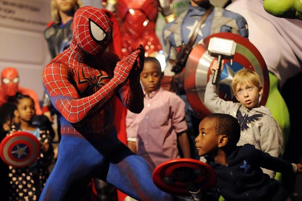 'Marvel Superhero Experience' at wax museum